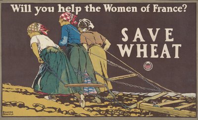 Aidez-vous les femmes de France, économisez du blé - Edward Penfield