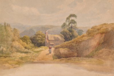 Paysage avec chaumière - Edward Pretty