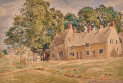Paysage avec cottages - Edward Pretty