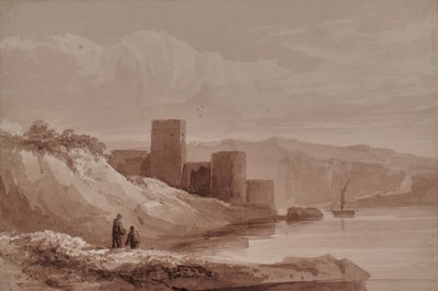 Paysage avec rivière - Edward Pretty