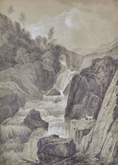 Paysage avec cascades - Edward Pretty