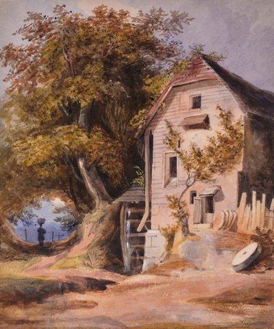Paysage avec moulin à eau - Edward Pretty