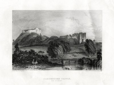 Château de Carisbrooke, Newport, Île de Wight, 1860 - Edward Radclyffe