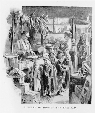 Une boutique à un farthing dans l