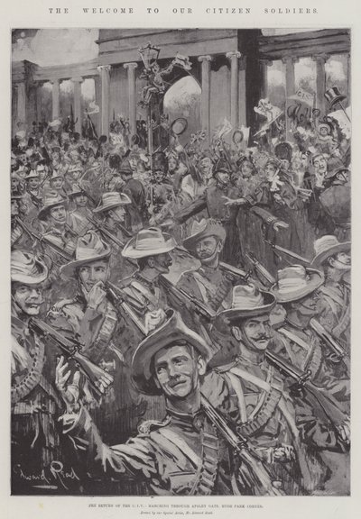 Bienvenue à nos soldats citoyens - Edward Read