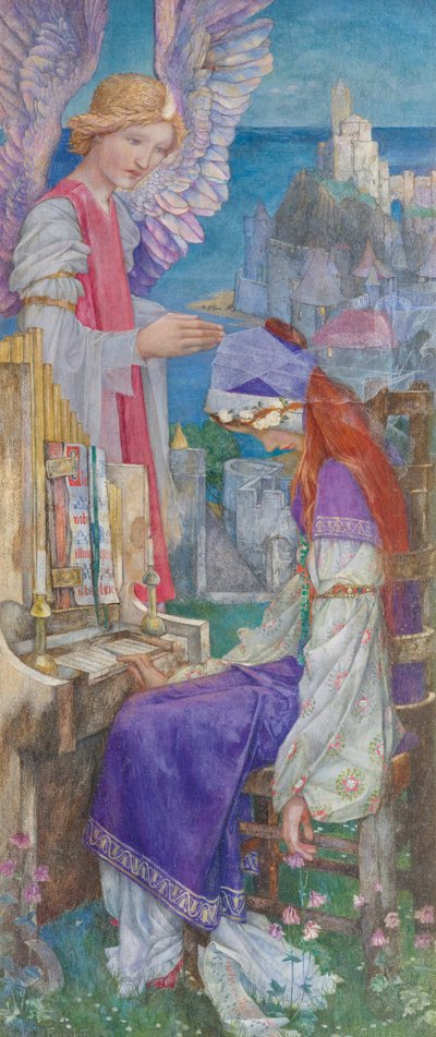 Sainte Cécile (huile sur toile) - Edward Reginald Frampton