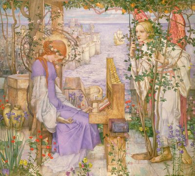 Sainte Cécile, vers 1904 - Edward Reginald Frampton