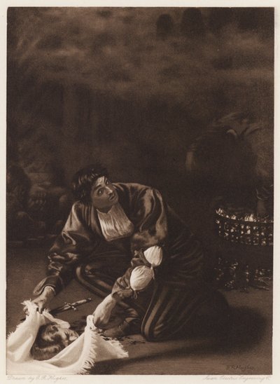 Il Pecorone : Jour IX, Nouvelle I, Le Maître Voleur - Edward Robert Hughes
