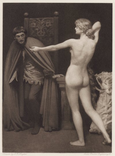 Il Pecorone : Jour XVIII, Nouvelle II, La Comtesse Mathilde - Edward Robert Hughes