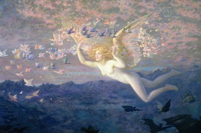 Sur les ailes du matin, 1905 - Edward Robert Hughes