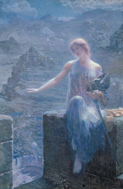 La veille de la Valkyrie, 1906 - Edward Robert Hughes