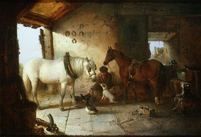Dans la forge - Edward Robert Smythe
