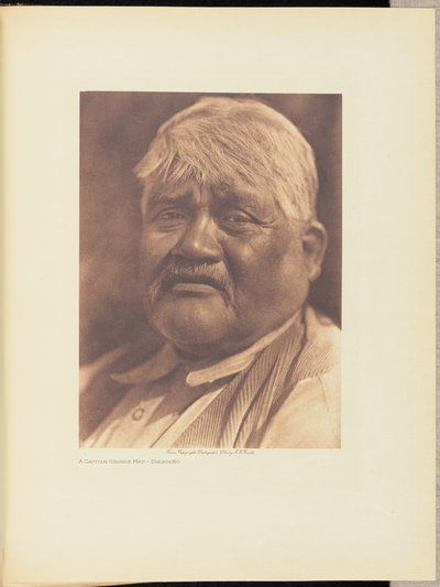 Captain Big Man - Diegueño - Edward S. Curtis