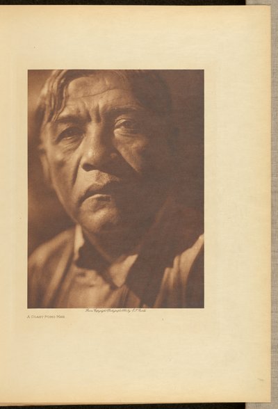 Un homme de la côte Pomo - Edward S. Curtis