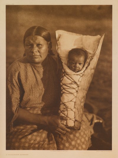 Une mère comanche - Edward S. Curtis
