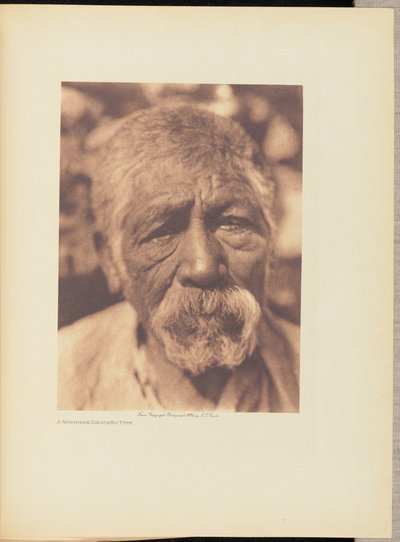 Un type de Diegueño du Nord - Edward S. Curtis