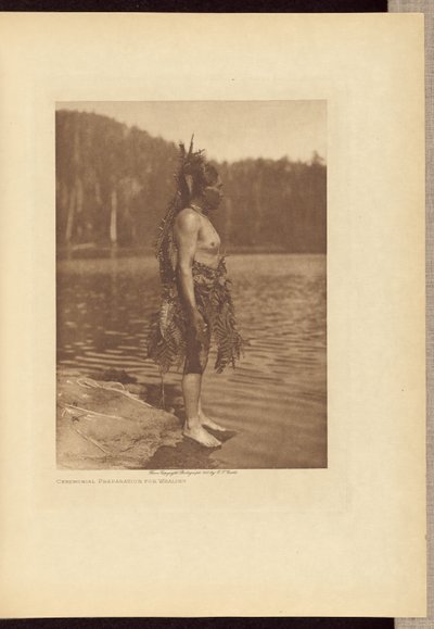 Cérémonie de préparation à la chasse à la baleine - Edward S. Curtis