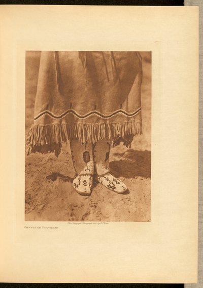 Cheyenne Schuhe - Edward S. Curtis