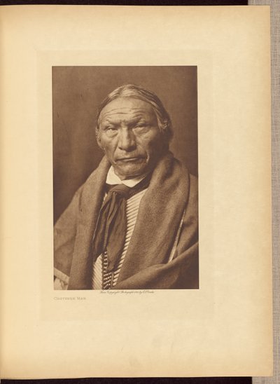 Cheyenne Man - Edward S. Curtis