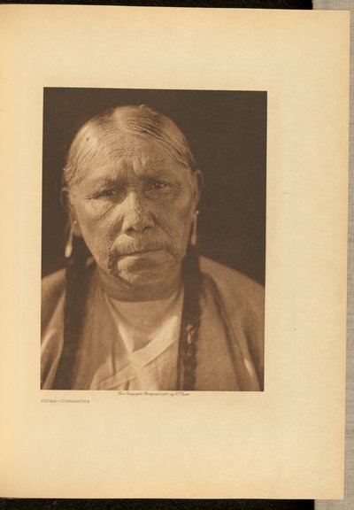 Kícha - Comanche - Edward S. Curtis