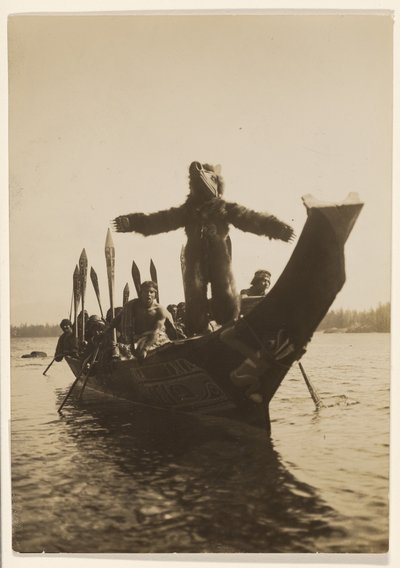 [Messagers pour demander la main de la fille de Waket] - Edward S. Curtis