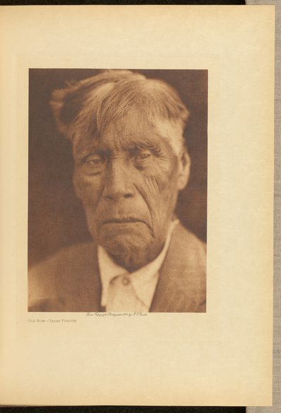 Old Bob - Tachi Yokuts - Edward S. Curtis