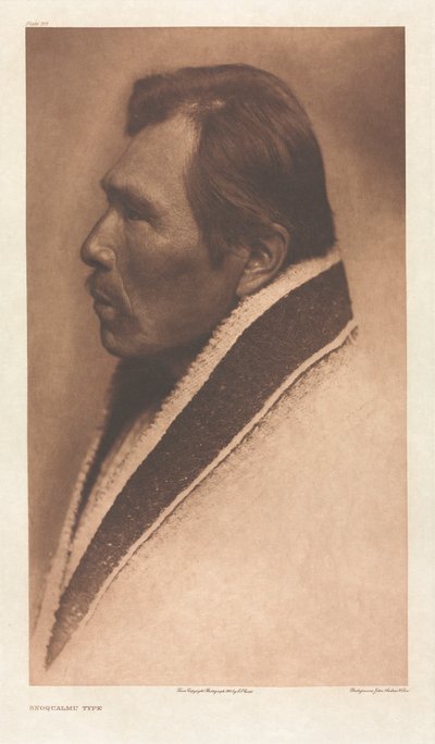 Portfolio IX, Planche 319: Type Snoqualmu - Edward S. Curtis