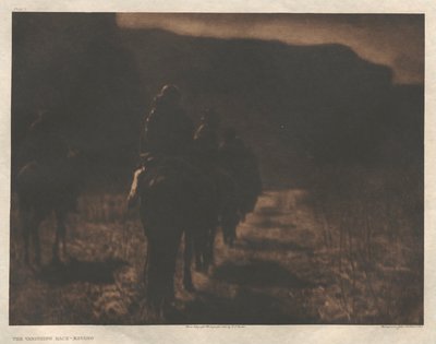 Portfolio I, planche 1 : La race en voie de disparition-Navajo - Edward S. Curtis