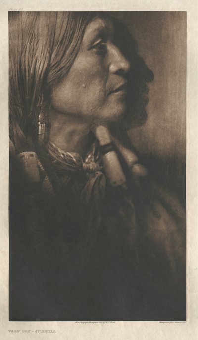 Portfolio I, planche 20 : Vash Gon-Jicarilla - Edward S. Curtis