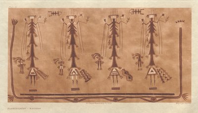 Portfolio I, planche 39 : Alhkidókihi-Navaho - Edward S. Curtis