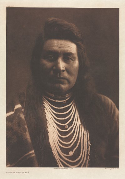 Portfolio VIII, Planche 258: Typique Nez Percé - Edward S. Curtis