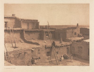 Portfolio XVII, planche 615 : Un coin de Zuñi - Edward S. Curtis