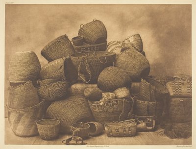 Paniers de Puget Sound - Edward S. Curtis