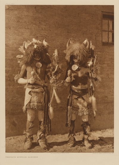 Tesuque Buffalo Dancers - Edward S. Curtis