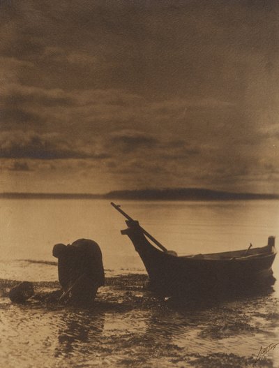 [Le ramasseur de palourdes] - Edward S. Curtis