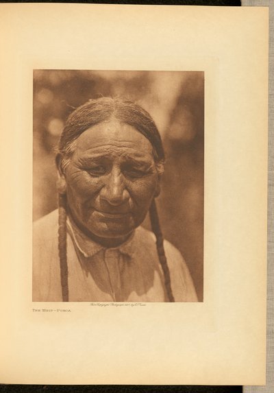 Le fouet - Ponca - Edward S. Curtis