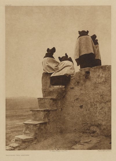 Regardant les danseurs - Edward S. Curtis