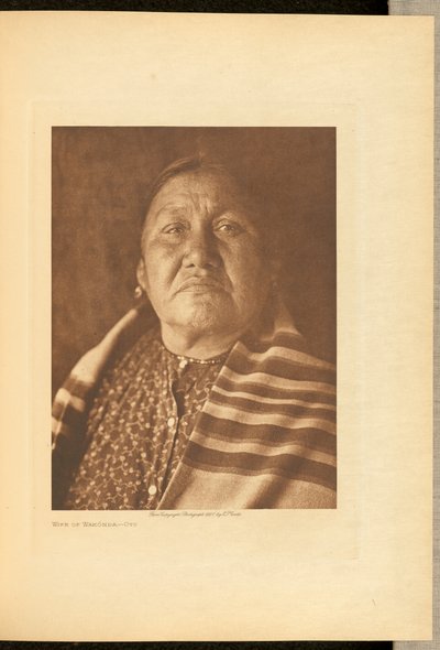 Épouse de Wakónda - Oto - Edward S. Curtis