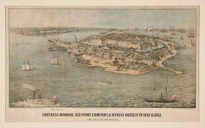 Fortress Monroe, Old Point Comfort, & Hygeia Hotel, Va. en 1861 & 1862 - Edward Sachse
