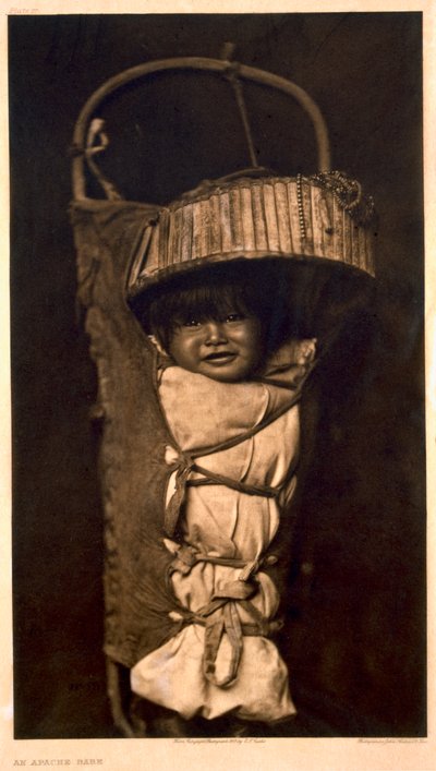 Un Bébé Apache - Edward Sheriff (after) Curtis