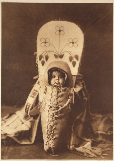 Un Bébé Nez Percé - Edward Sheriff (after) Curtis