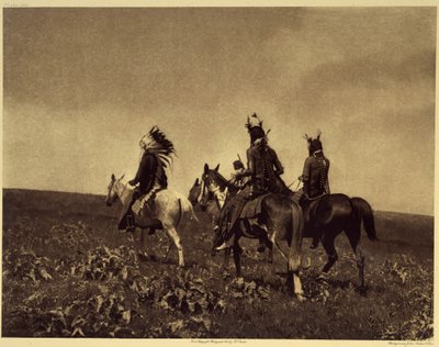 Un raid réussi pour les chevaux - Edward Sheriff Curtis