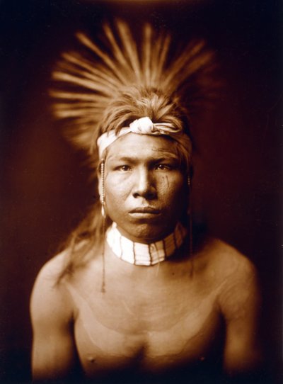 Cheveux noirs, indien, c. 1905, photo Edward S. Curtis - Edward Sheriff Curtis