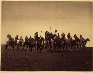 Brate war party - Edward Sheriff Curtis