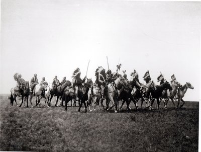 Partie de guerre Brûlée - Edward Sheriff Curtis