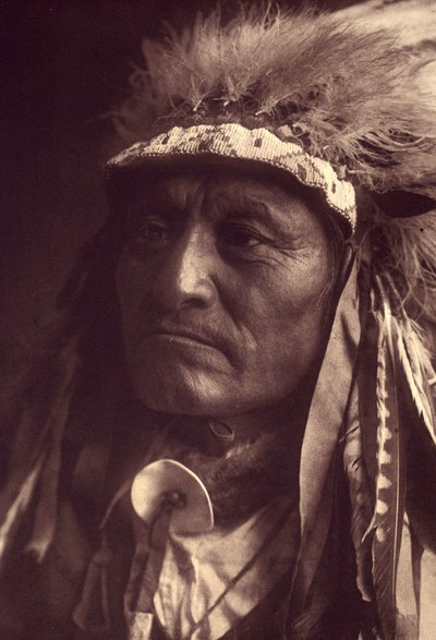 Crazy Thunder, un Sioux Teton - Edward Sheriff Curtis