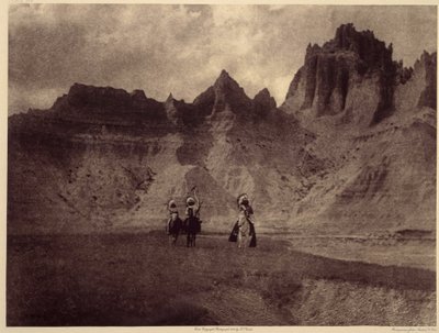 Dans les Badlands - Edward Sheriff Curtis