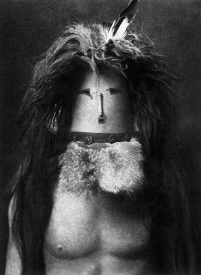 Indien Navajo déguisé en déesse Haschebaad - Edward Sheriff Curtis