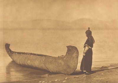 Sur le rivage du lac - Kutenai - Edward Sheriff Curtis