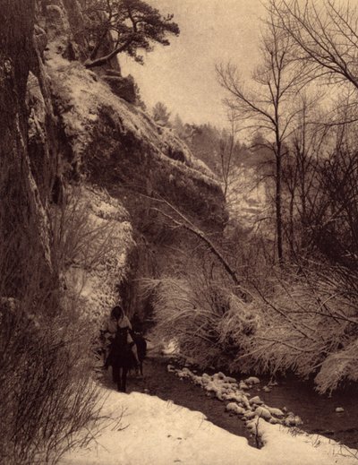 Passage de la falaise, scène d